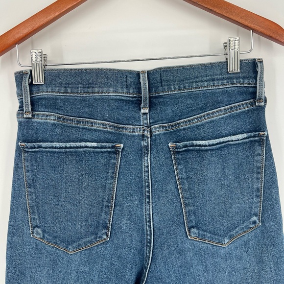 Abercrombie & Fitch Dark Blue Flare  High Rise Jeans Size 29 - Picture 8 of 8